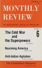 Monthly Review Vol. 33 (1981–1982), No. 06 (November 1981)