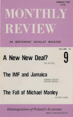 Monthly Review Vol. 33 (1981–1982), No. 09 (February 1982)