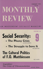 Monthly Review Vol. 34 (1982–1983), No. 09 (February 1983)