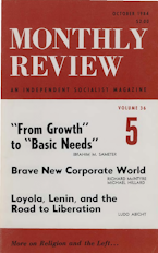 Monthly Review Vol. 36 (1984–1985), No. 05 (October 1984)