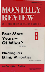 Monthly Review Vol. 36 (1984–1985), No. 08 (January 1985)