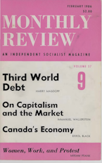 Monthly Review Vol. 37 (1985–1986), No. 09 (February 1986) Monthly Review Vol. 37 (1985–1986), No. 09 (February 1986)
