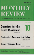 Monthly Review Vol. 37 (1985–1986), No. 10 (March 1986) Monthly Review Vol. 37 (1985–1986), No. 10 (March 1986)