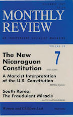 Monthly Review Vol. 39 (1987–1988), No. 07 (December 1987)