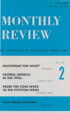 Monthly Review Vol. 42 (1990–1991), No. 02 (June 1990) Monthly Review Vol. 42 (1990–1991), No. 02 (June 1990)