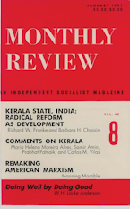 Monthly Review Vol. 42 (1990–1991), No. 08 (January 1991) Monthly Review Vol. 42 (1990–1991), No. 08 (January 1991)