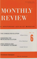 Monthly Review Vol. 43 (1991–1992), No. 06 (November 1991)