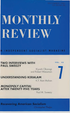 Monthly Review Vol. 43 (1991–1992), No. 07 (December 1991)