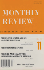 Monthly Review Vol. 43 (1991–1992), No. 11 (April 1992)