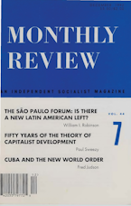Monthly Review Vol. 44 (1992–1993), No. 07 (December 1992)