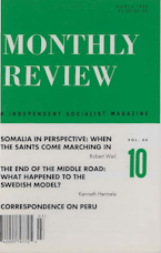 Monthly Review Vol. 44 (1992–1993), No. 10 (March 1993)