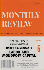 Monthly Review Vol. 46 (1994–1995), No. 06 (November 1994)