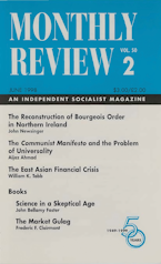 Monthly Review Vol. 50 (1998–1999), No. 02 (June 1998) Monthly Review Vol. 50 (1998–1999), No. 02 (June 1998)