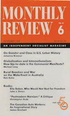 Monthly Review Vol. 50 (1998–1999), No. 06 (November 1998) Monthly Review Vol. 50 (1998–1999), No. 06 (November 1998)