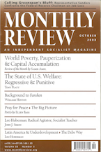 Monthly Review Vol. 55 (2003–2004), No. 05 (October 2003)