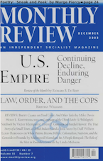 Monthly Review Vol. 55 (2003–2004), No. 07 (December 2003)