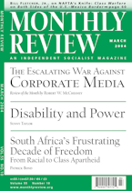 Monthly Review Vol. 55 (2003–2004), No. 10 (March 2004)