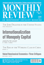 Monthly Review Vol. 63 (2011–2012), No. 02 (June 2011) Monthly Review Vol. 63 (2011–2012), No. 02 (June 2011)