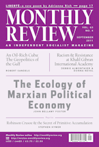 Monthly Review Vol. 63 (2011–2012), No. 04 (September 2011) Monthly Review Vol. 63 (2011–2012), No. 04 (September 2011)