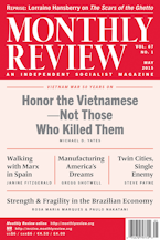 Monthly Review Vol. 67 (2015–2016), No. 01 (May 2015) Monthly Review Vol. 67 (2015–2016), No. 01 (May 2015)