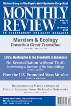 Monthly Review Vol. 67 (2015–2016), No. 07 (December 2015) Monthly Review Vol. 67 (2015–2016), No. 07 (December 2015)