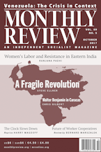 Monthly Review Vol. 69 (2017–2018), No. 05 (October 2017) Monthly Review Vol. 69 (2017–2018), No. 05 (October 2017)