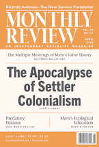 Monthly Review Vol. 69 (2017–2018), No. 11 (April 2018) Monthly Review Vol. 69 (2017–2018), No. 11 (April 2018)