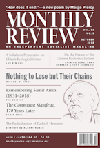 Monthly Review Vol. 70 (2018–2019), No. 05 (October 2018)