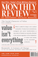 Monthly Review Vol. 70 (2018–2019), No. 06 (November 2018)