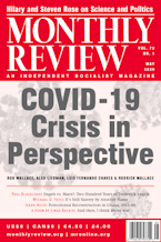 Monthly Review Vol. 72 (2020–2021), No. 01 (May 2020) Monthly Review Vol. 72 (2020–2021), No. 01 (May 2020)