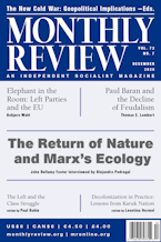 Monthly Review Vol. 72 (2020–2021), No. 07 (December 2020) Monthly Review Vol. 72 (2020–2021), No. 07 (December 2020)