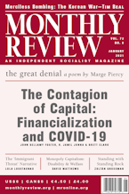Monthly Review Vol. 72 (2020–2021), No. 08 (January 2021) Monthly Review Vol. 72 (2020–2021), No. 08 (January 2021)