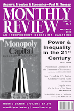 Monthly Review Vol. 77 (2025–2026), No. 04 (September 2025) Monthly Review Vol. 77 (2025–2026), No. 04 (September 2025)