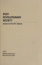 Cover of 'Post Revolutionary Society' 
