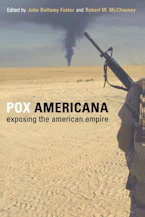 Cover of 'Pox Americana' by John Bellamy Foster and Robert D. McChesney 