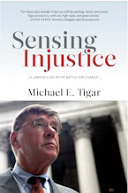 Cover of 'Sensing Injustice' by Michael E. Tigar 